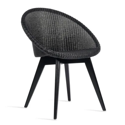 joe dining chair wood base black 01